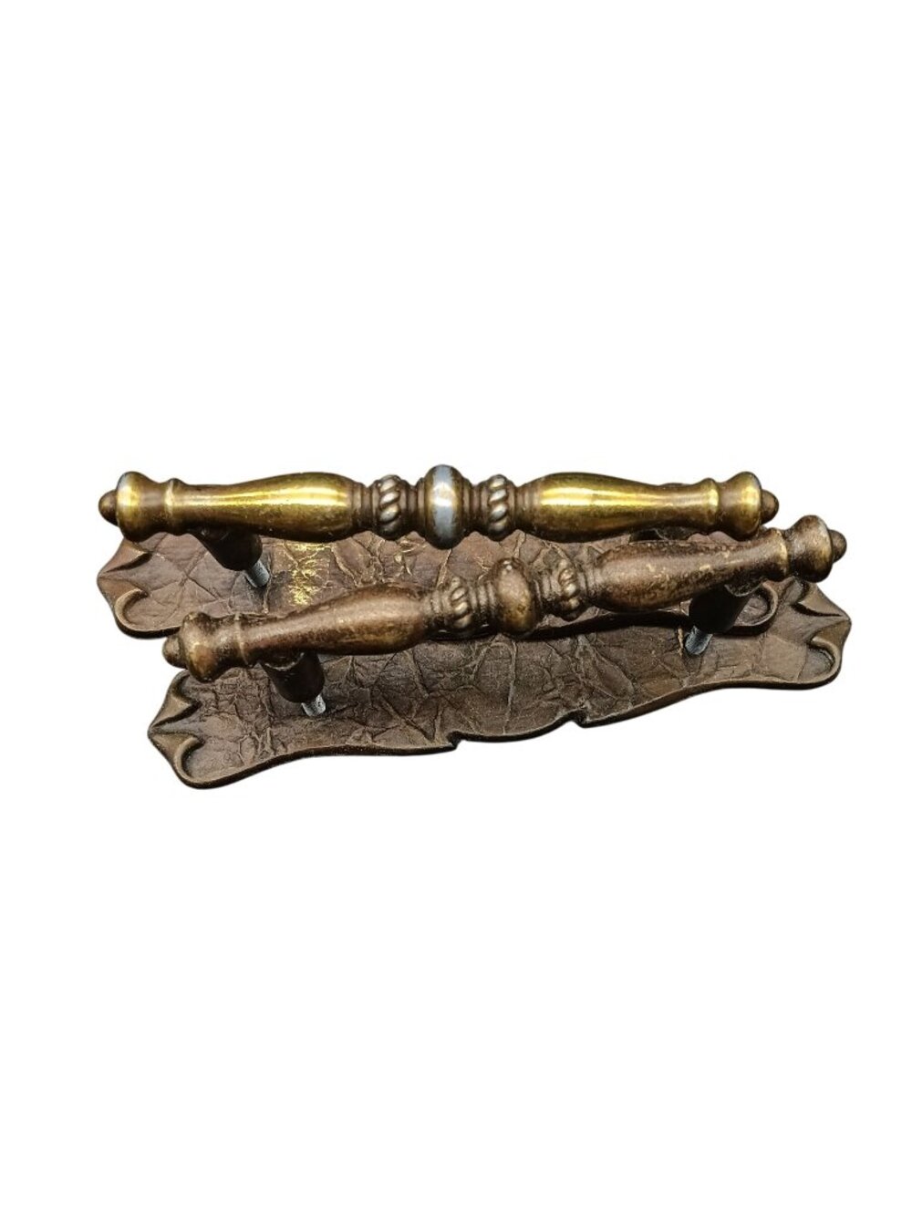 Vintage Carriage House 1971 #177 Cabinet Drawer Pull Handles w 5 1/2in Back Plat